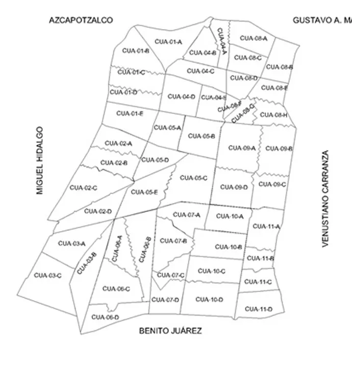 Planos manzaneros digitalizados