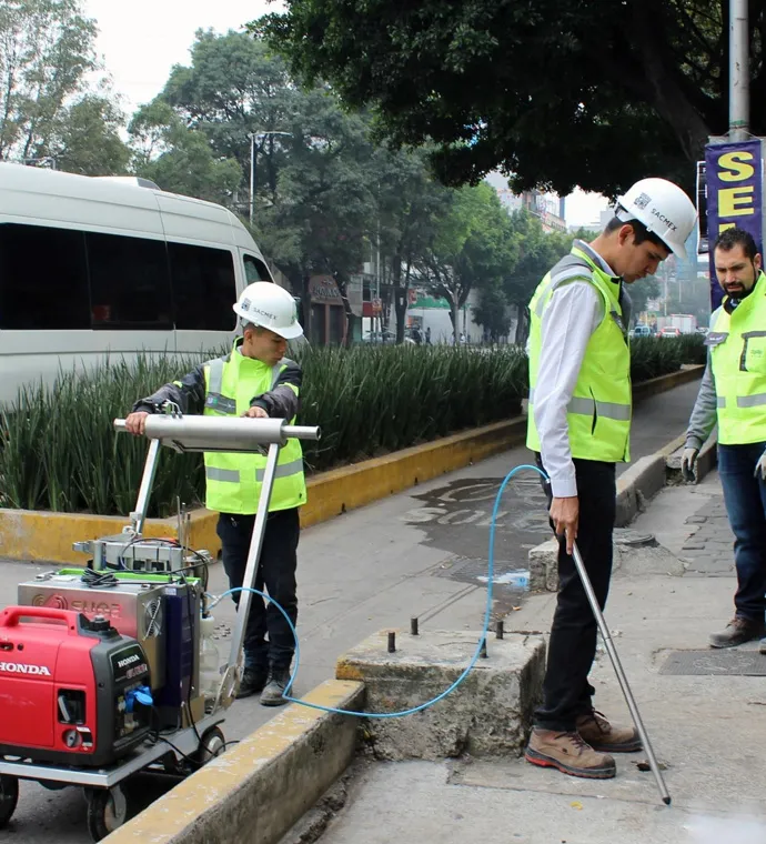 Rehabilitación de red de agua potable